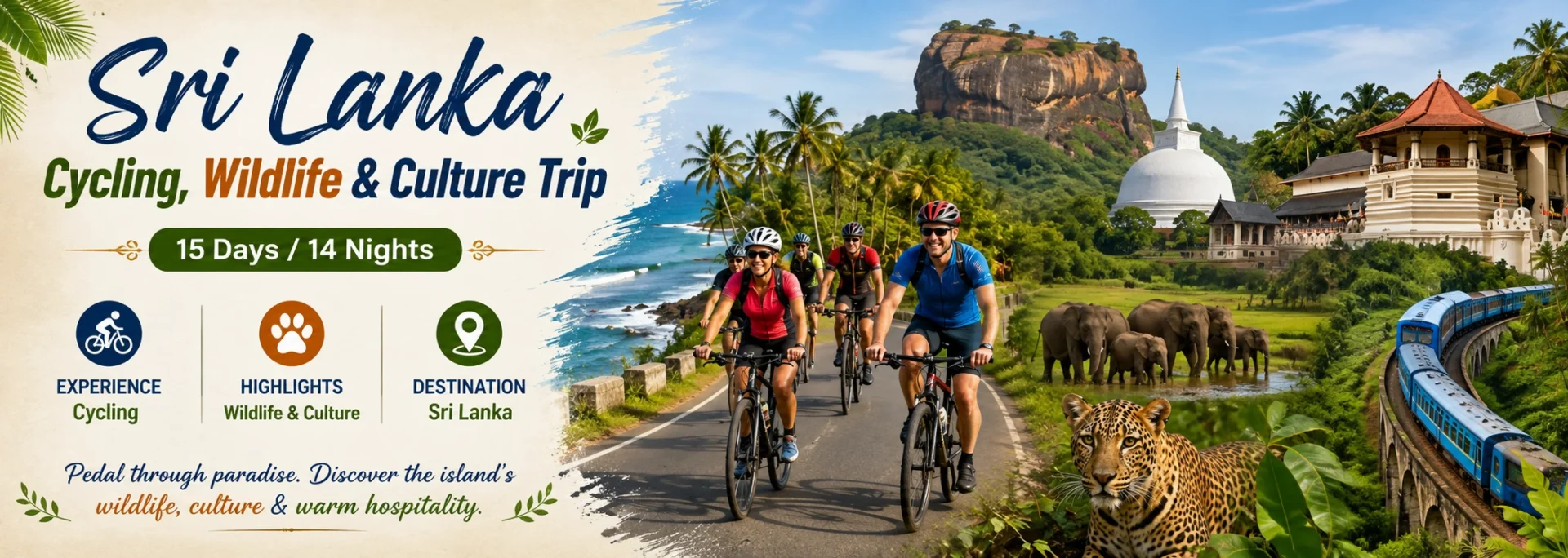 Sri lanka cycling tour