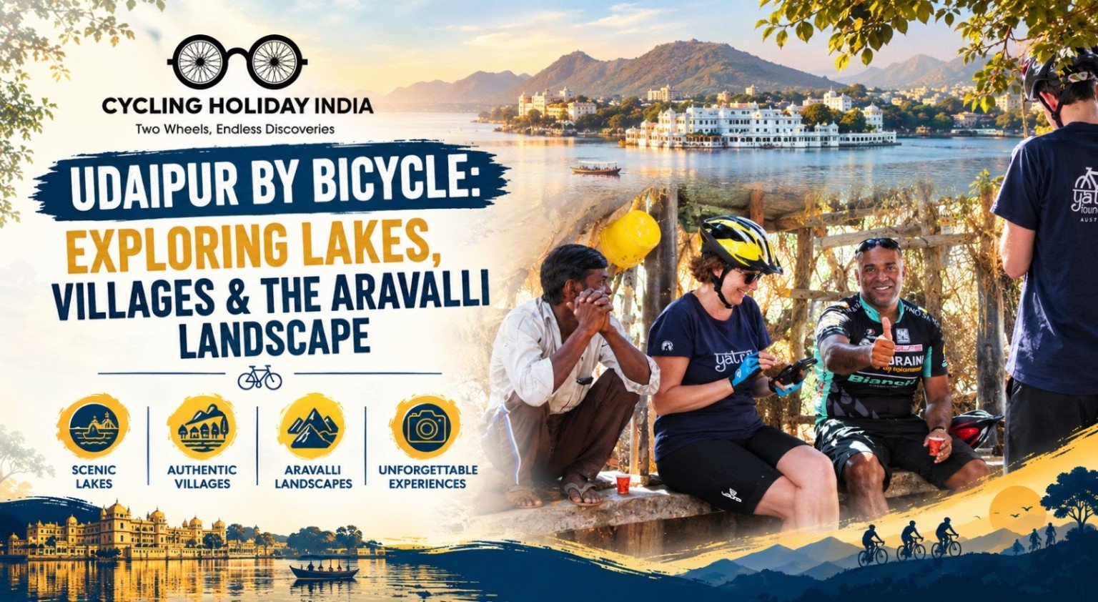 Udaipur Cycling Tour: Lakes, Villages & Aravalli Landscape