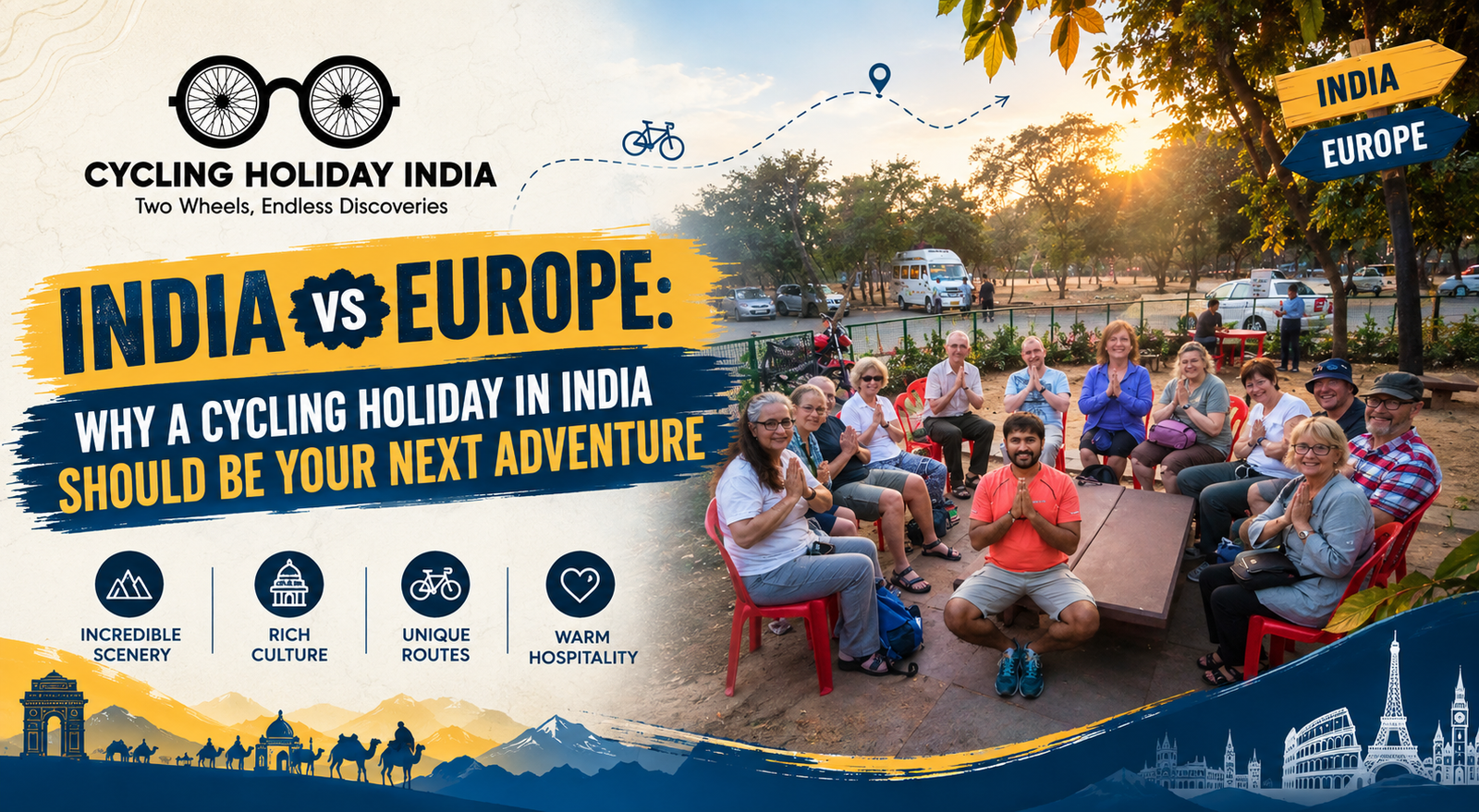Cycling Holiday in India | India vs Europe